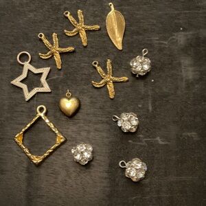 Gold and Silver Charms Set